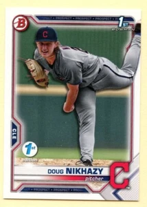 Doug Nikhazy 2021 Bowman Draft 1st Bowman 1st Edition #BD-143 Prospect card - Picture 1 of 2