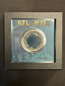 2019 Atlantis The Sunken City 2 oz Antique Silver Coin Niue $5 **FREE SHIPPING** - Picture 1 of 4