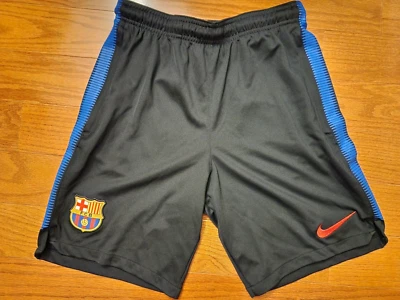 NIKE FC BARCELONA TRAINING SHORTS 854218-010 Men’s SMALL Soccer Lionel Messi - Image 1 of 4