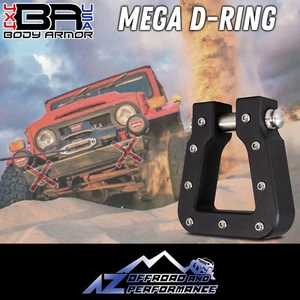 Body Armor 4X4 Aluminium Mega Anneau en D 5141-B Noir - Picture 1 of 6
