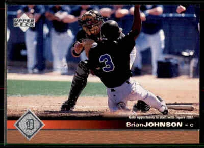 1997 Upper Deck Brian Johnson #357 Detroit Tigers - Image 1 of 2