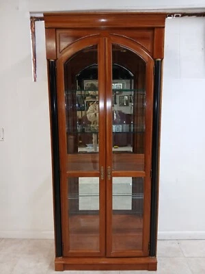 Витринный шкаф Ethan Allen Medallion Curio с муфтой бидермейер неоклассический A - Изображение 1 из 4