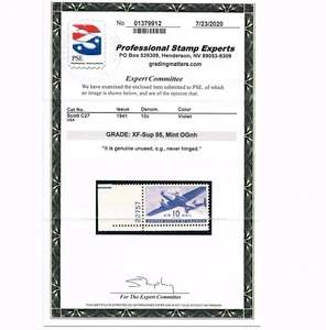 EXCEPTIONAL GENUINE SCOTT #C27 MINT PRISTINE OG NH PSE CERT GRADED XF-SUPERB-95 - Picture 1 of 3