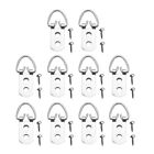 50 Pcs Wall Hooks With Screws Picture Hanging Photo Frame Cross Stitch