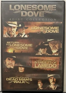 Lonesome Dove 4 Disc Collection (DVD, 2013) Return Streets Loredo Dead Mans Walk - Imagen 1 de 4