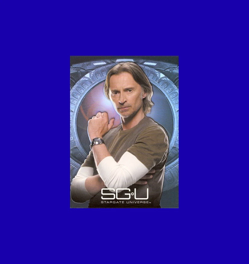 Robert Carlyle as Dr. Nicholas Rush 2009 Stargate Heroes Universe Previews RARE - Image 1 of 1