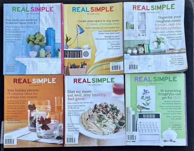 2006-2008 Real Simple Magazine Lot of 12! VF - Image 1 of 2