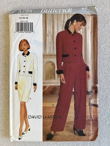 Butterick Pattern 3794 Uncut Sz14-18 Cropped Jacket Skirt Wide Leg Pleated Pants - Picture 1 of 5