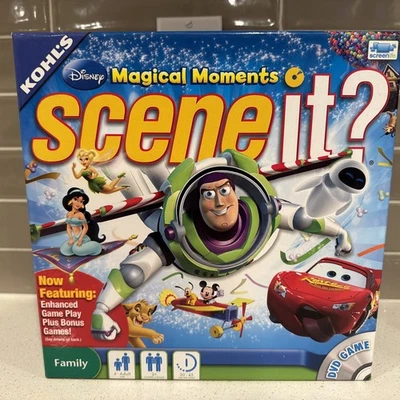 Disney Magical Moments Scene It DVD Game ScreenLife 2010 - MISSING 1 TOKEN** - Image 1 of 4