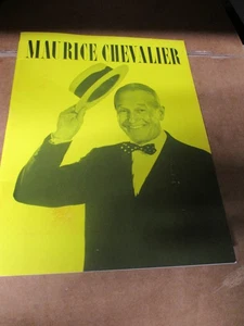 Maurice Chevalier Concert Program 1960s Vintage Theater A812 PB - Picture 1 of 6