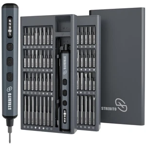 Mini Electric Screwdriver Set, 70-in-1 Max Precision Electric Screwdriver Kit... - Picture 1 of 9