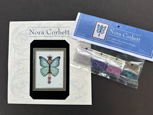 Miss Aurora Morpho Cross Stitch & Embellishment Pack  #NC244 Nora Corbett - Picture 1 of 4