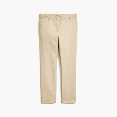 NWT J.Crew Crewcuts Girls Stretch Basic Chino Pants - Girls Size 5 - Image 1 of 4