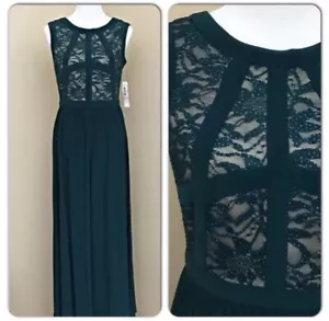 Long Emerald Green Dress - Size 10 BNWT - Picture 1 of 3