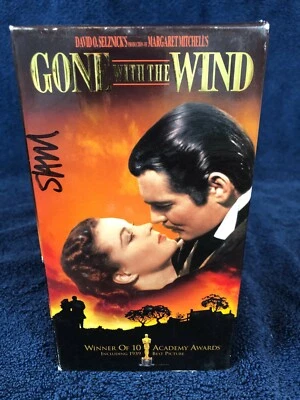 Gone With The Wind- VHS Movie 2 Tapes (Part 1 & Part 2) Classic Flim with Box - Image 1 of 4
