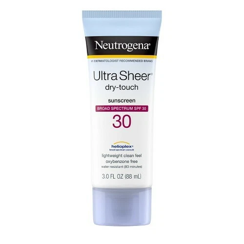 Neutrogena Dry Touch SPF 30 Broad Spectrum Ultra Sheer Sunblock 3 FL Oz