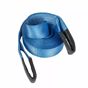 7T Heavy Duty Tow Rope Towing Pull Strap Winch Tree Strop 4x4 Offroad Recovery - Picture 1 of 7