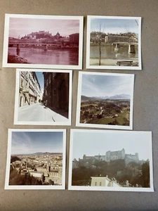 Lot Of 6 Vintage Travel Photos 1966 Salzburg, Austria Travel Photos - Picture 1 of 13