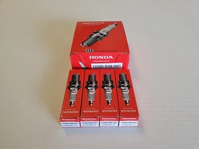 SET OF 4 OEM HONDA ACURA ILZKR7B-11S IRIDIUM SPARK PLUGS NGK 5787 12290R48H01 - Image 1 of 4