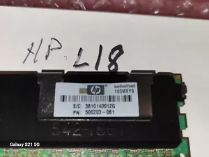 3- Micron 4GB 2RX4 PC3-10600R ECC 240-pin RDIMM HP 500203-061 for Servers - Picture 1 of 5