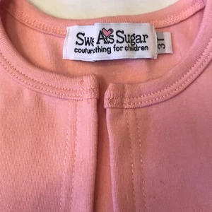 REDUCED Sweet As Sugar Couture Clothing for Children, Pink Princess Cardigan - Picture 1 of 4