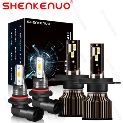 Para 适用于丰田 Hilux 2004 - 2018 2019 6500K 法罗斯 LED 高/低光束 + luz antiniebla — 第 1/4 张图片