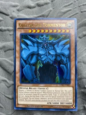 Obelisk the Tormentor LDK2-ENS02 ULTRA RARE Limited Edition MINT/NEAR MINT - Image 1 of 4