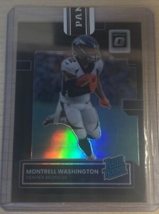 Montrell Washington 2022 Panini Optic Donruss Rated Rookie Black 1/1 #295 SSP
