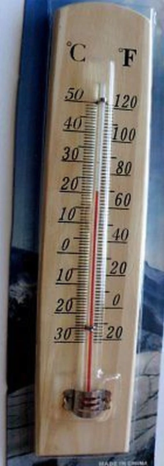 AUßEN INNEN THERMOMETER  ANALOG  WANDTHERMOMETER DQ 908 - Bild 1 von 1