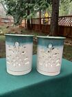 Ceramic Pineapple Jar Candle Holders