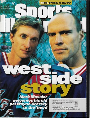 Sports Illustrated Oct 7 1996 Mark Messier Wayne Gretzky  New York Rangers - Image 1 of 2