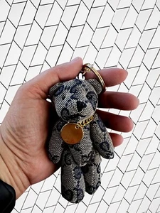 Cute Creative Cartoon Cloth Bear Keychain Pendant Fashion For Men & Women Blue - Picture 1 of 2