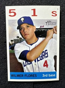 Wilmer Flores #111 2013 Topps Heritage edición de ligas menores cantidad novato/prospecto - Imagen 1 de 2