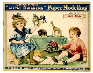 Mechanical activity book, The Zoo Model, Tuck's children's book 9755 - Picture 1 of 16