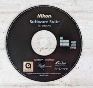 Nikon Software Suite for Coolpix Software Disk CW02 2007 CDROM - Picture 1 of 3
