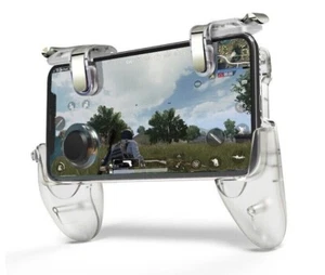 Empuñadura de controlador de juego móvil transparente integrada con facilidad + comodidad - Imagen 1 de 5
