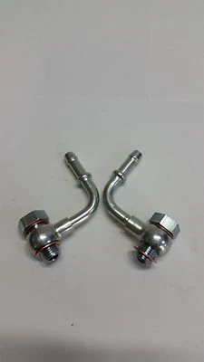 Porsche, Ferrari, manguera de combustible Banjo codos de 90 grados para adaptarse a las bombas de combustible Bendix Foto 1 de 3