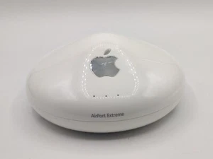 Apple AirPort Extreme Base Station 54 Mbps 10/100 Wireless G Router A1034 As Is - Picture 1 of 2