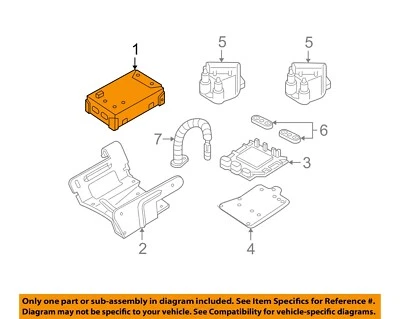 Used Engine Control Module (ECM) fits: 2001 Chevrolet Cavalier Electronic Contro - Image 1 of 4