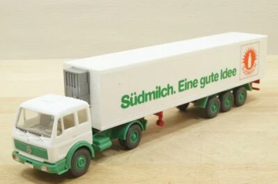 WIKING 543 Autocarro MB 1626 Autoarticolato " Latte Sud Uno Buono Idee " Bp - Immagine 1 di 4