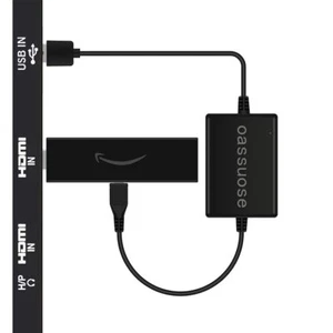Adaptateur Câble d'alimentation USB pour Fire TV Stick, alimente les clés TV en streaming directement - Photo 1/6