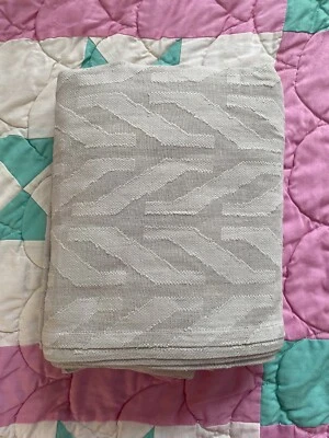 West Elm Sheer Abstract Glass Curtain, Flax 42x96 - Image 1 of 2