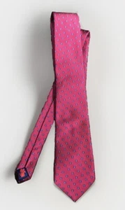 ROOSTER Brand Men's Silk & Polyester Blend Necktie Red Handmade 58” Long - Picture 1 of 5