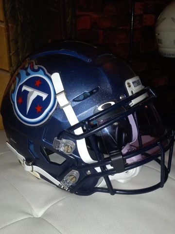 TENNESSEE TITANS SCHUTT F7 LTD OAKLEY PRIZM VISOR 1/4 TURN SCREWS ADULT XL Cover