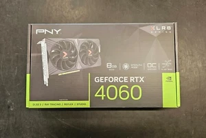 (Box Only) PNY GeForce RTX 4060 Outer Box W/ Internal Packaging - Picture 1 of 3