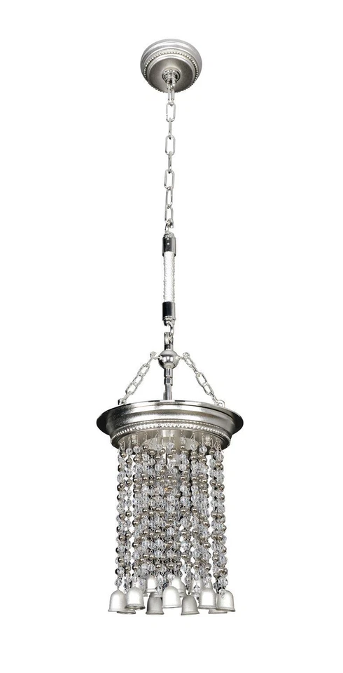 Clare Mini Pendant in Two Tone Silver with Firenze Clear Crystal - Image 1 of 1
