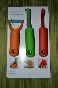 3-teiliges Gemüse Obst Schäler Set Julienne, drehbar, gezackt Haushaltstrends - Bild 1 von 3