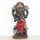 Figur Ganesha Resin stehend Indien Deko Yoga Dekofigur Asien Gold Rot 52 cm