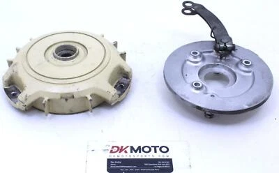 83-85 YAMAHA RIVA 180 OEM TAMBOR DE FRENO PLACA DE BUJE ZAPATA CUBIERTA DE BUJE R3.BX4 Foto 1 de 4