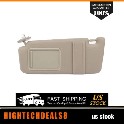 Left Driver Side Sun Visor Beige w/ Sunroof for 2009-2012 Toyota Venza Foto 1 de 4